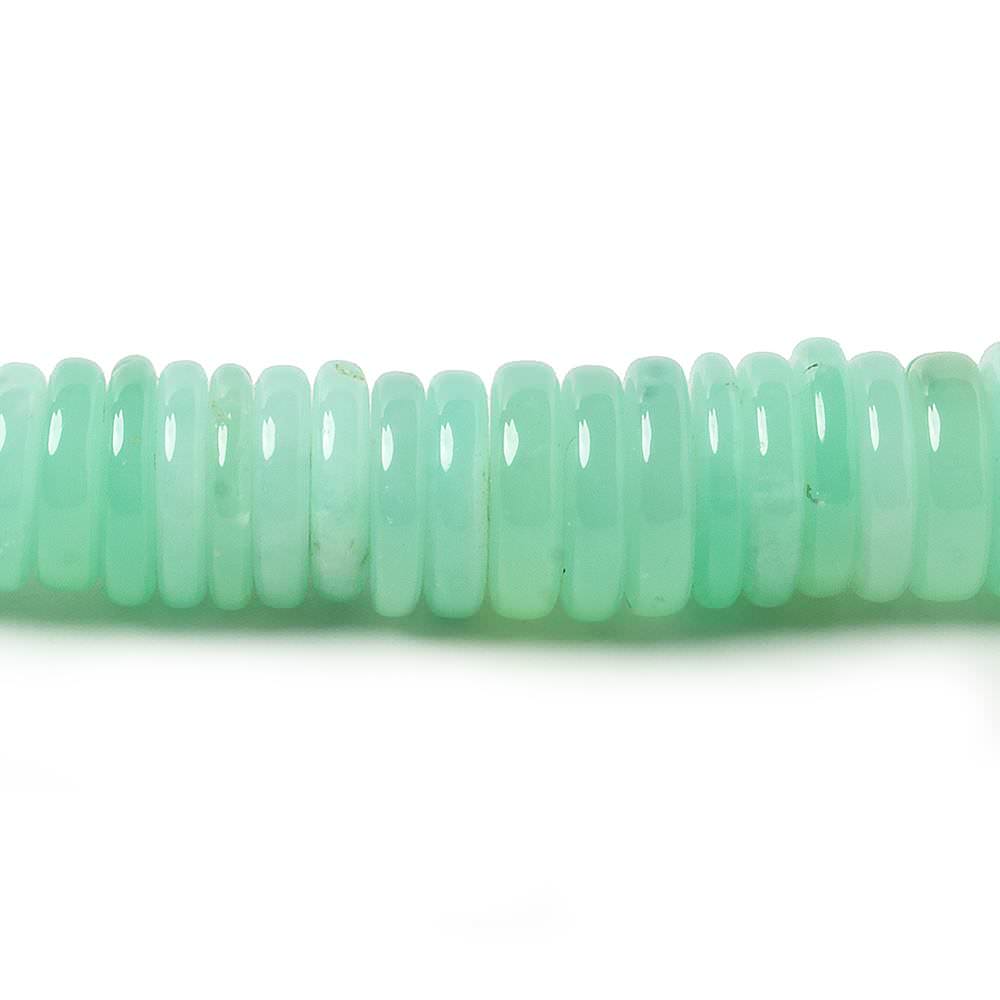 8-10.8mm Chrysoprase plain rondelle beads 18 inch 197 pieces