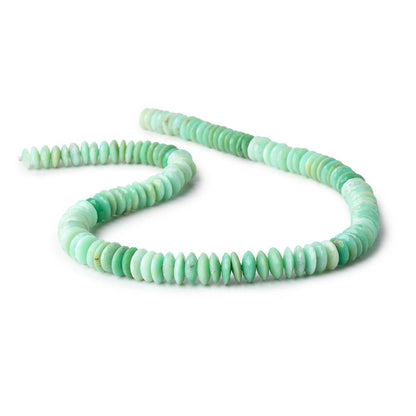 8-10mm Chrysoprase German Faceted Rondelle Beads 16 inch 124 pieces