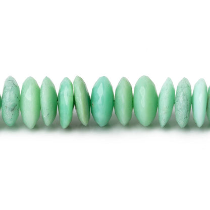 8-10mm Chrysoprase German Faceted Rondelle Beads 16 inch 124 pieces