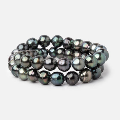8-10mm Tahitian Saltwater Pearl Beads 16 inch 43 pieces AA