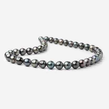 8-10mm Tahitian Saltwater Pearl Beads 16 inch 43 pieces AA