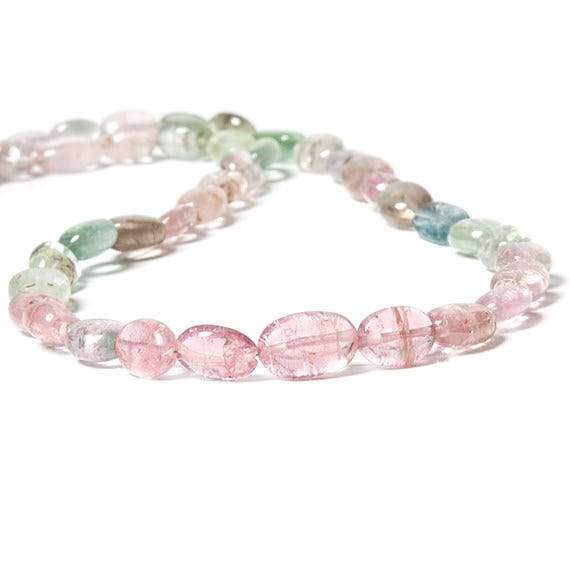 8-11mm Afghani Tourmaline Beads Plain Oval Nugget