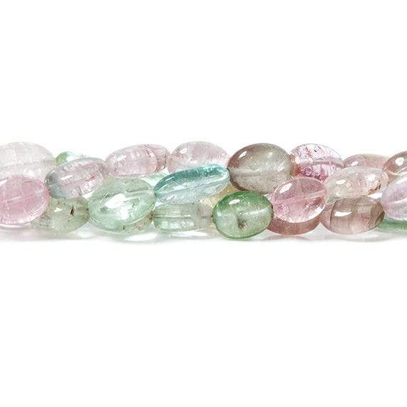 8-11mm Afghani Tourmaline Beads Plain Oval Nugget