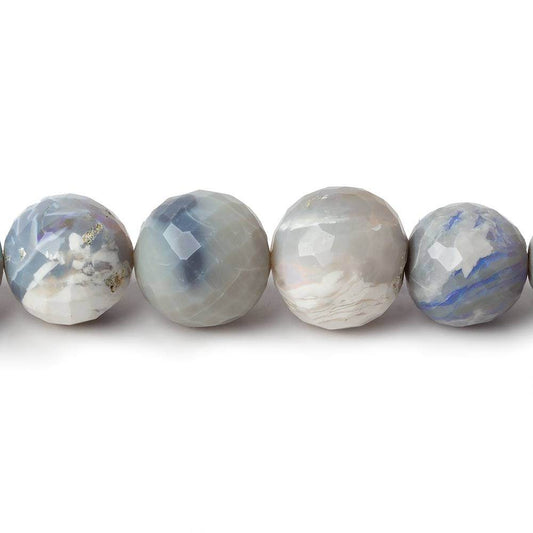 8-11mm Australian Opal faceted round beads 18 inch 52 pieces