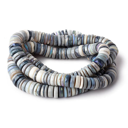 8-11mm Australian Opal Plain Heshi Beads 16 inch 145 pieces AA