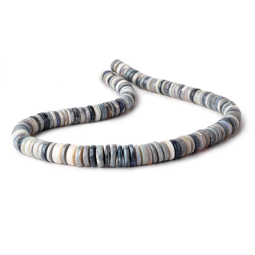 8-11mm Australian Opal Plain Heshi Beads 16 inch 145 pieces AA