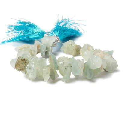 8-12mm Frosted Multi Beryl Chip Faceted Nuggets 7.5 inch 62 pieces