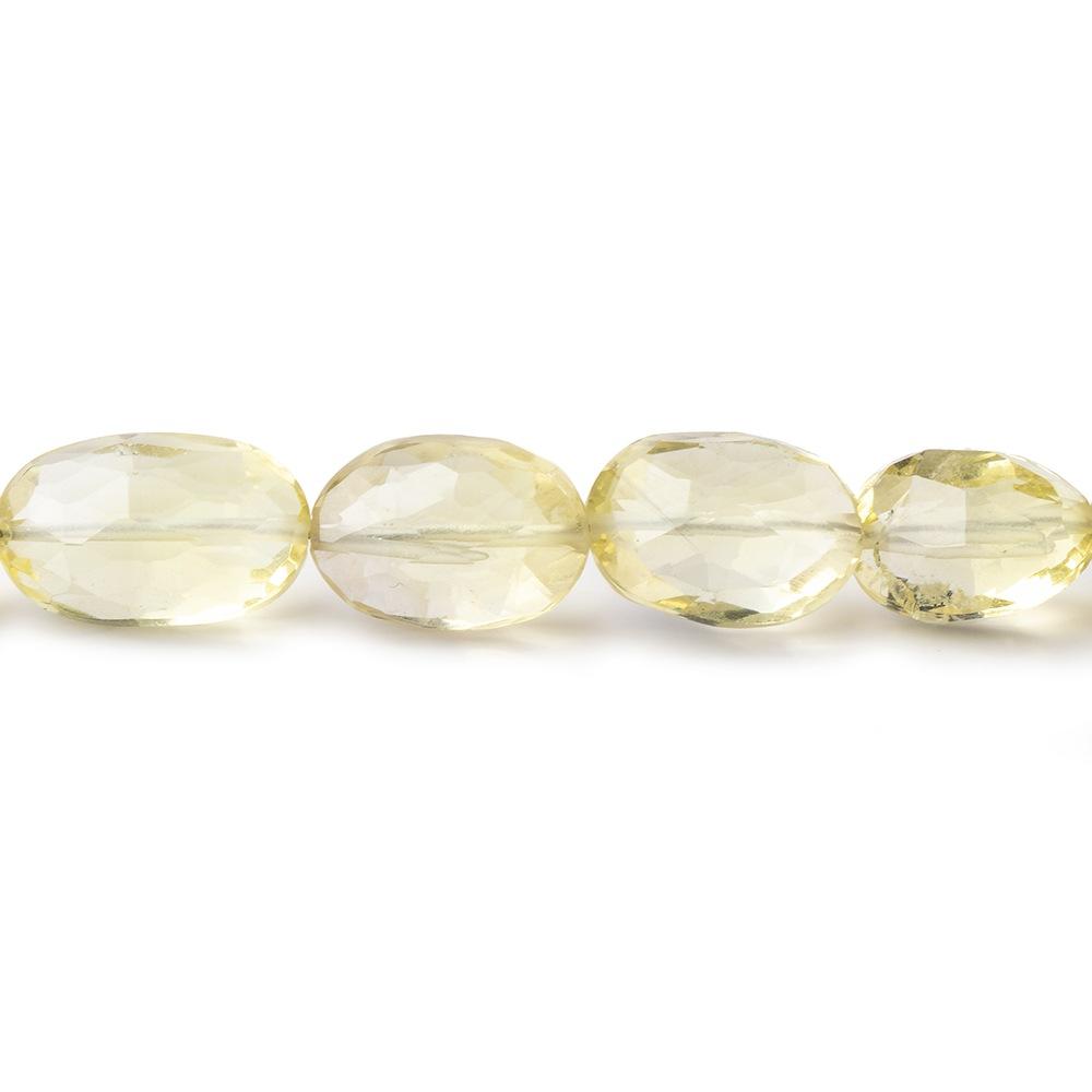 8-12mm Lemon Quartz Faceted Oval Beads 9 inch 23 pieces