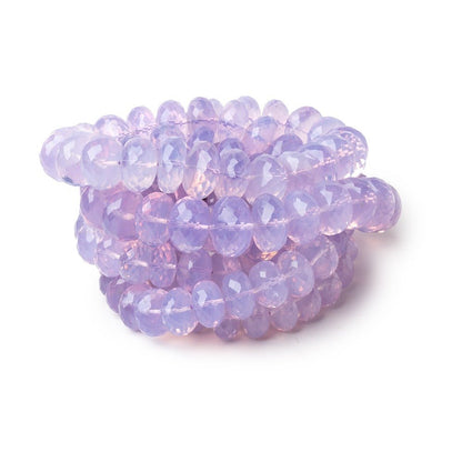 8-13mm Lavender Quartz Faceted Rondelle Beads 17 inch 65 pieces AAA