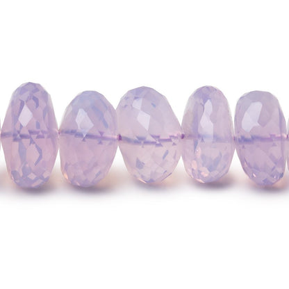 8-13mm Lavender Quartz Faceted Rondelle Beads 17 inch 65 pieces AAA