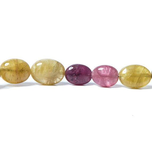 8-13mm Multi Color Tourmaline Plain Oval