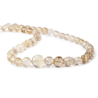 8-13mm Multi Gemstone Faceted Octagon Beads 16 inch 48 pieces