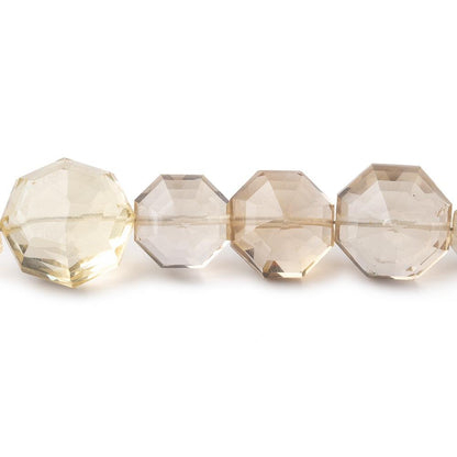 8-13mm Multi Gemstone Faceted Octagon Beads 16 inch 48 pieces