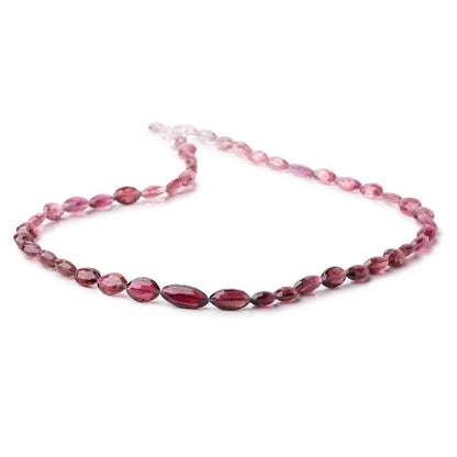 8-13mm Rubellite Tourmaline Faceted Marquise Beads 18 inch 49 pieces AAA