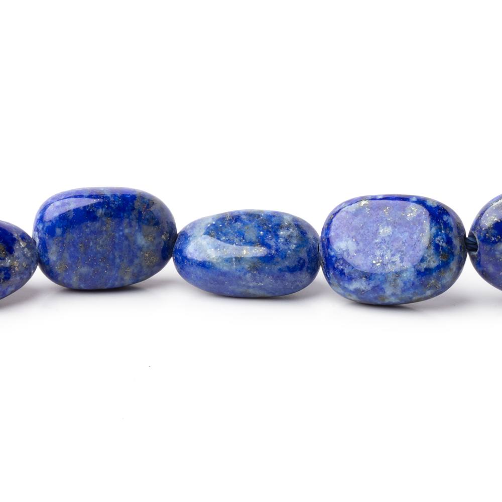 8-14mm Lapis Lazuli Plain Nugget Beads 16 inch 30 Beads 1mm Hole