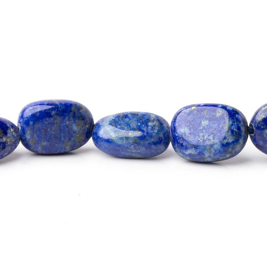 8-14mm Lapis Lazuli Plain Nugget Beads 16 inch 30 Beads 1mm Hole