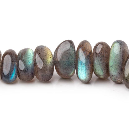 8-16mm Labradorite Plain Nugget Beads 16 inch 70 beads