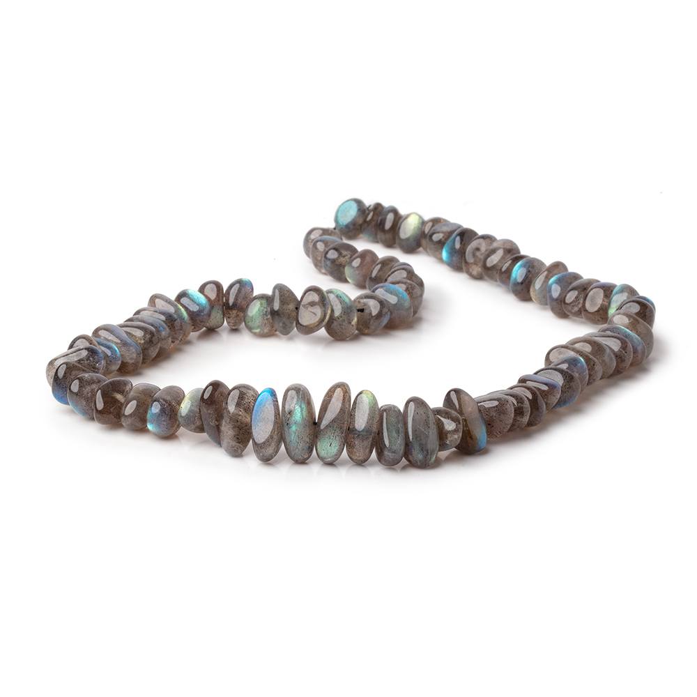 8-16mm Labradorite Plain Nugget Beads 16 inch 70 beads