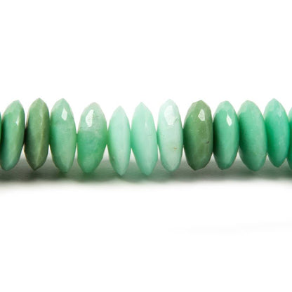 8-8.5mm Chrysoprase German Faceted Rondelle Beads 15 inch 135 pieces