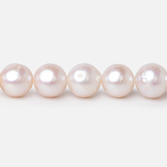 8-8.5mm Cream Off Round Freshwater Pearls 15.5 inch 50 Beads