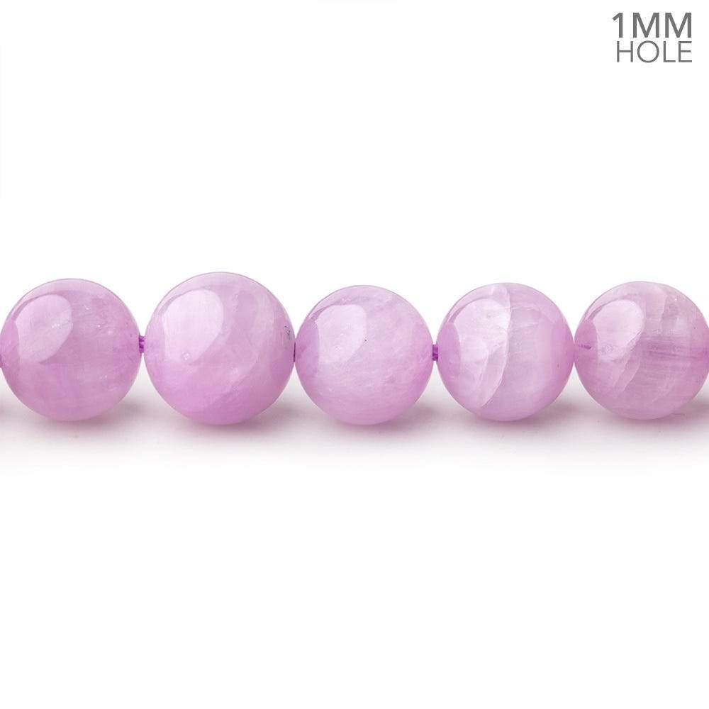 8-8.5mm Kunzite Plain Round Beads 16 inch 46 pieces 1mm hole AA