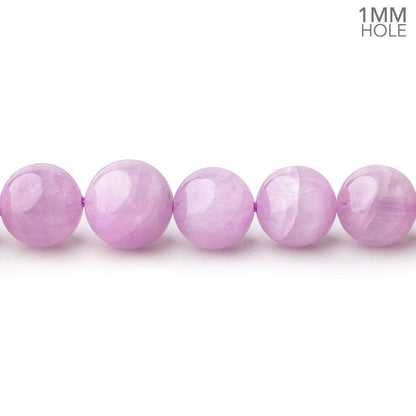 8-8.5mm Kunzite Plain Round Beads 16 inch 46 pieces 1mm hole AA