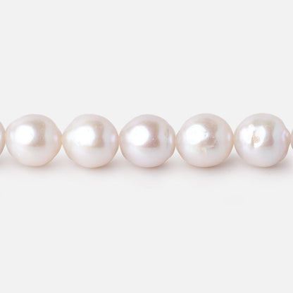 8-9mm Off White Petite Ultra Baroque Freshwater Pearls 16 inch 47 Beads AAA