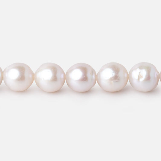 8-9mm Off White Petite Ultra Baroque Freshwater Pearls 16 inch 47 Beads AAA