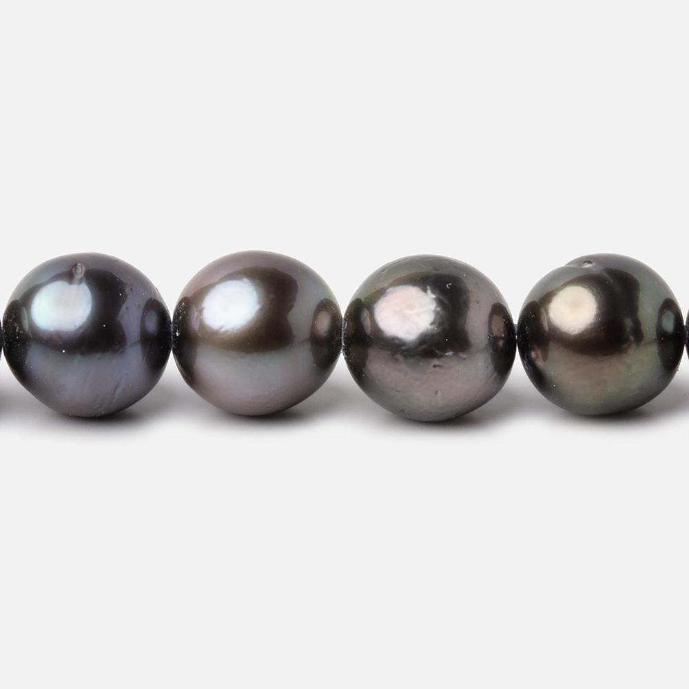8-9mm Peacock Tahitian Saltwater Pearl Beads 16 inch 48 pieces A