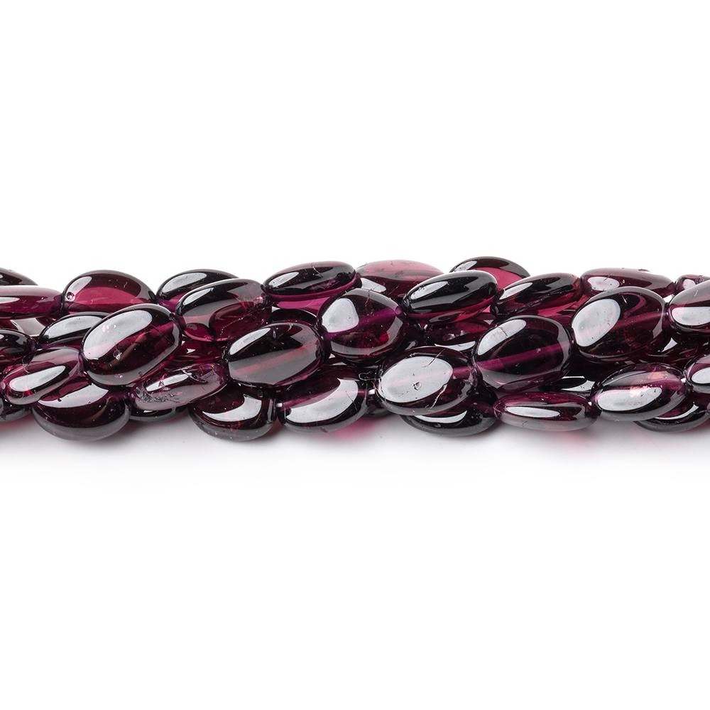 8-9mm Rhodolite Garnet Plain Nugget Beads 16 inch 44 pieces