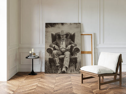 The Chair at Sundown