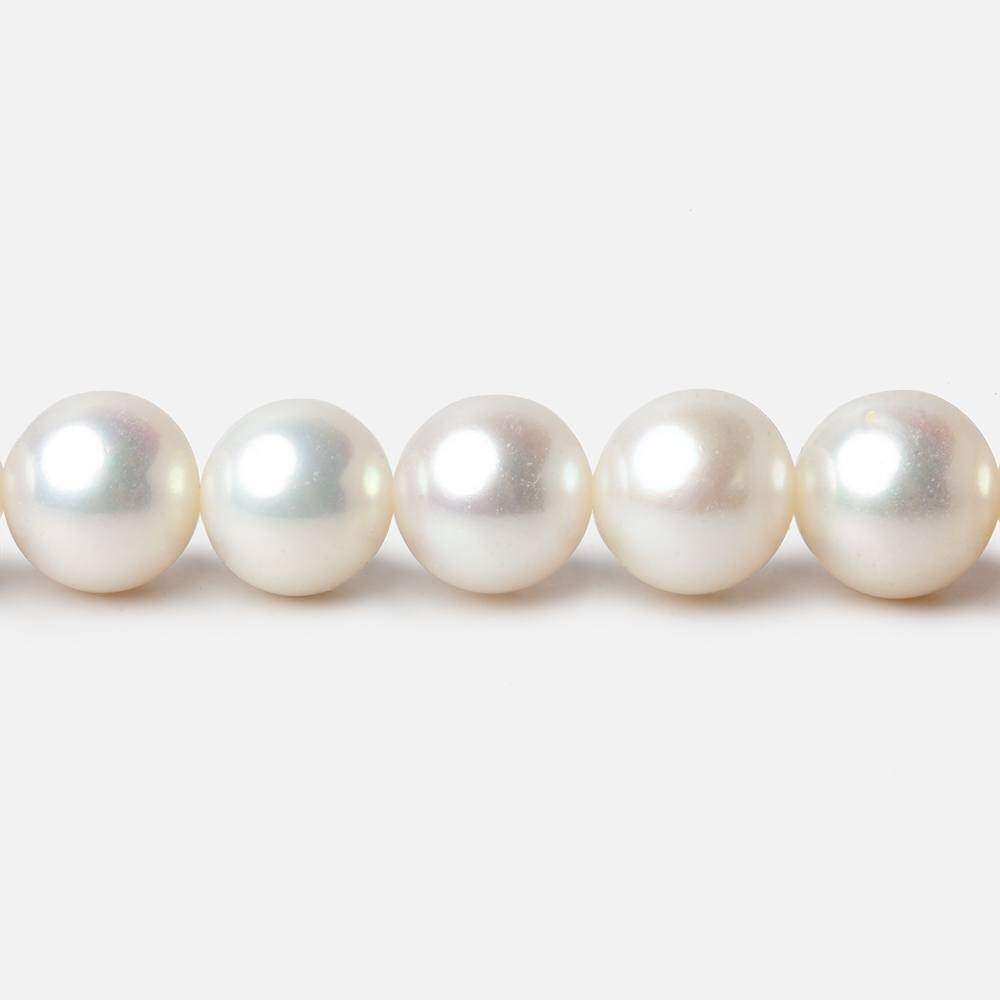 8.5-9mm Off White Round Pearls 15 inch 46 pieces AAA