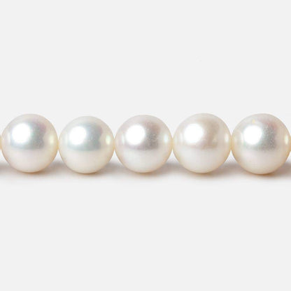 8.5-9mm Off White Round Pearls 15 inch 46 pieces AAA