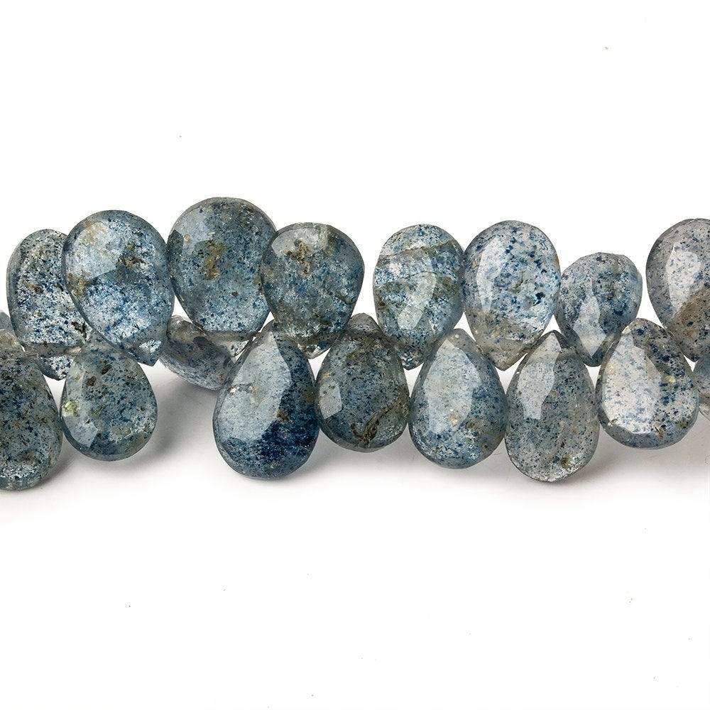 5x8mm Apatite in Quartz Beads Faceted Pear Beads 8 inch 67 pieces