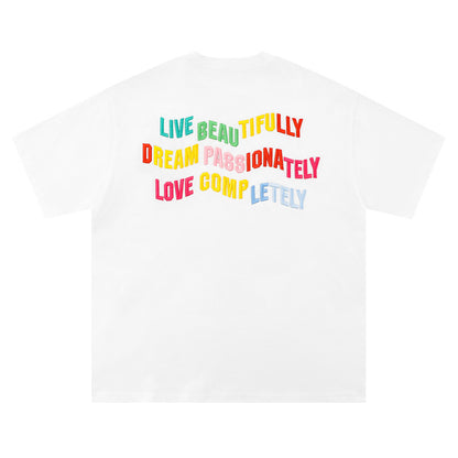 Short Sleeve T-Shirt Men's Summer Casual  Sleeve Couple