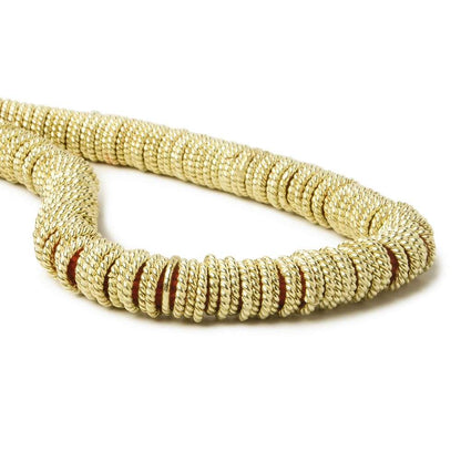 8mm 14kt Gold Plated Copper Jumpring 8 inch 145 pieces