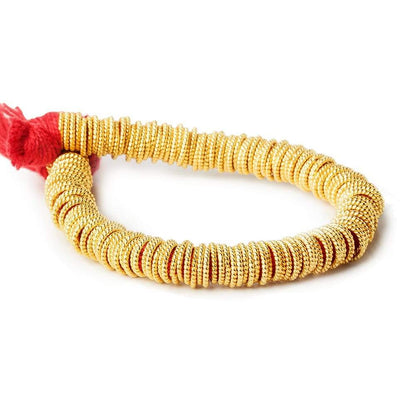 8mm 22kt Gold Plated Copper Twisted Jump ring 8 inch 140 pieces