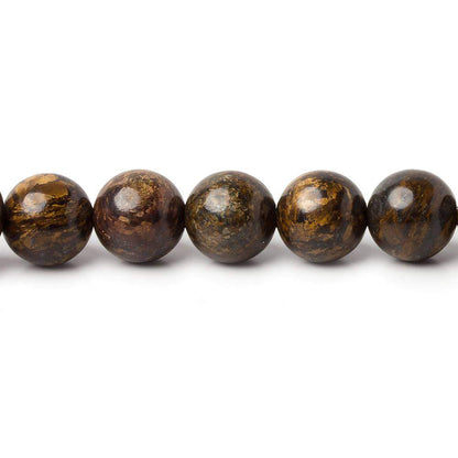 8mm Bronzite plain round beads 15.5 inch 47 pieces