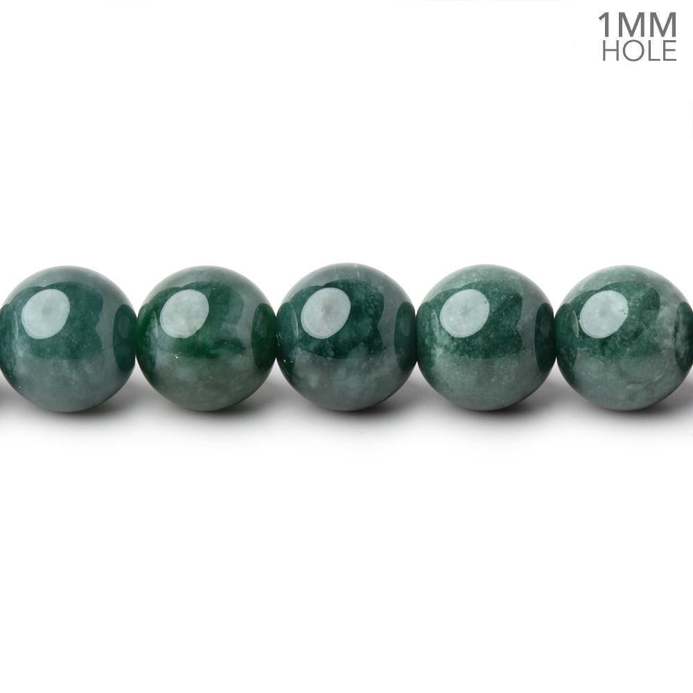 8mm Jadeite Plain Round Beads 15.5 inch 52 pieces AA 1mm Hole
