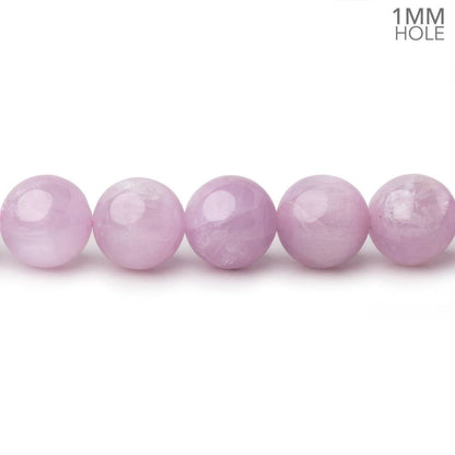 8mm Kunzite Plain Round Beads 16 inch 51 pieces 1mm hole