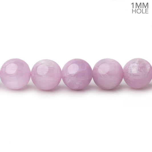 8mm Kunzite Plain Round Beads 16 inch 51 pieces 1mm hole