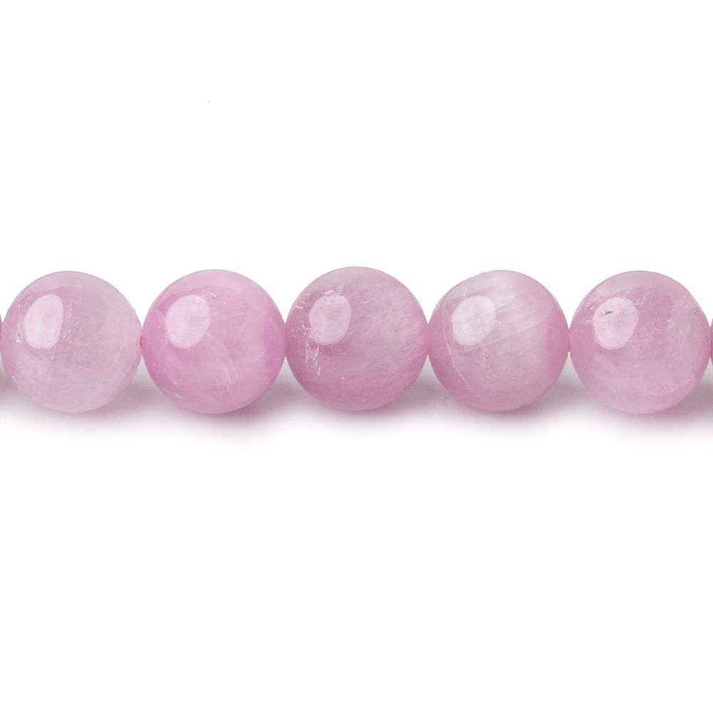 8mm Kunzite plain round beads 16 inch 51 pieces AAA