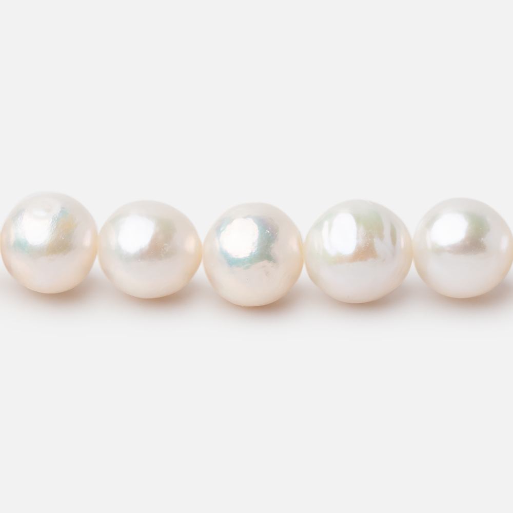 8mm Off White Chinese Akoya Saltwater Pearls 15.5 inch 50 pieces A