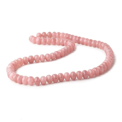 8mm Strawberry Quartz Plain Rondelle Beads 18 inch 78 pieces