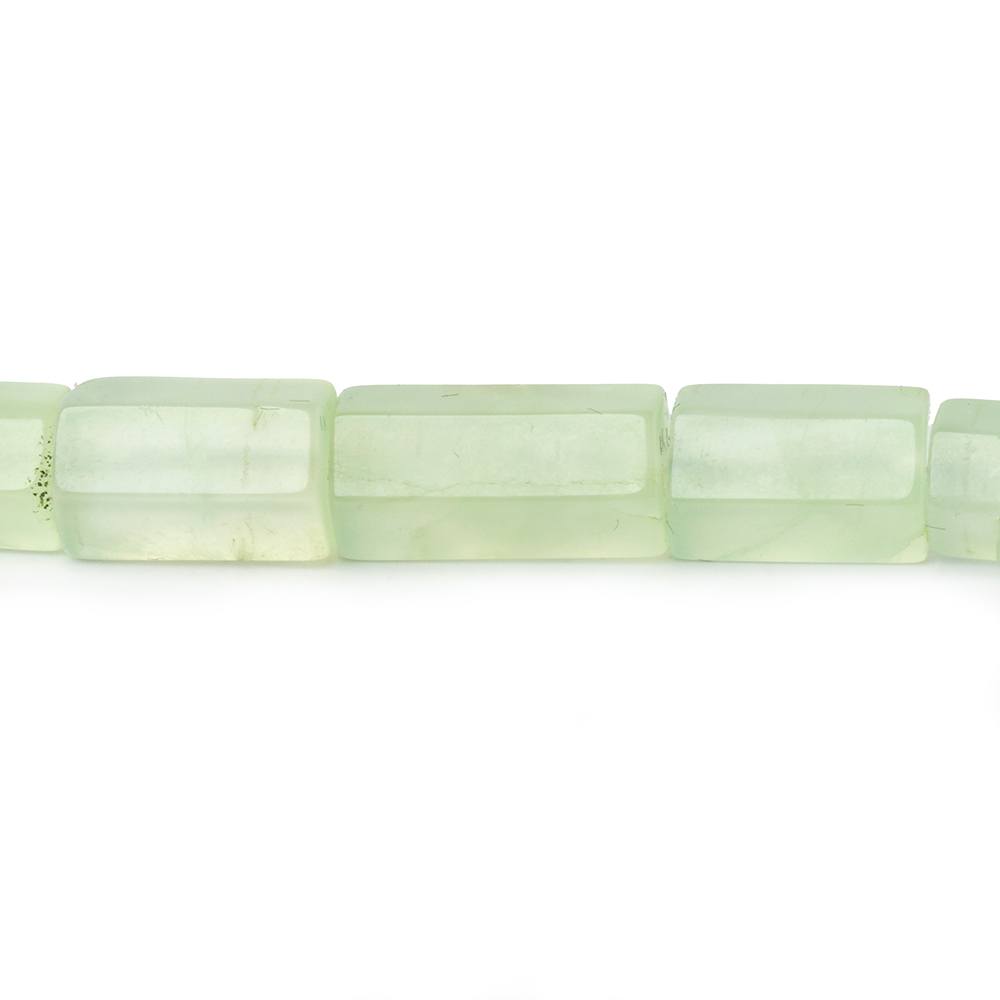 8x5-15x7mm Prehnite Faceted Tubes 17.75 inch 40 pieces