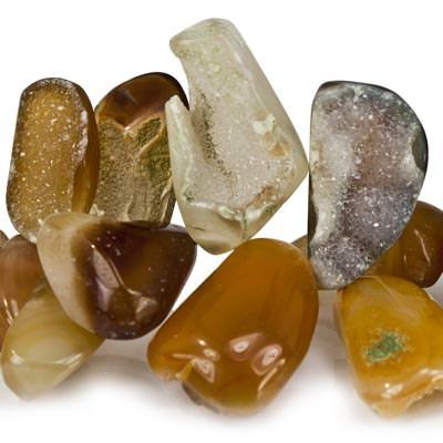 8x5-22x12mm Sedona Drusy Freeform Beads 8 inch 40 pieces