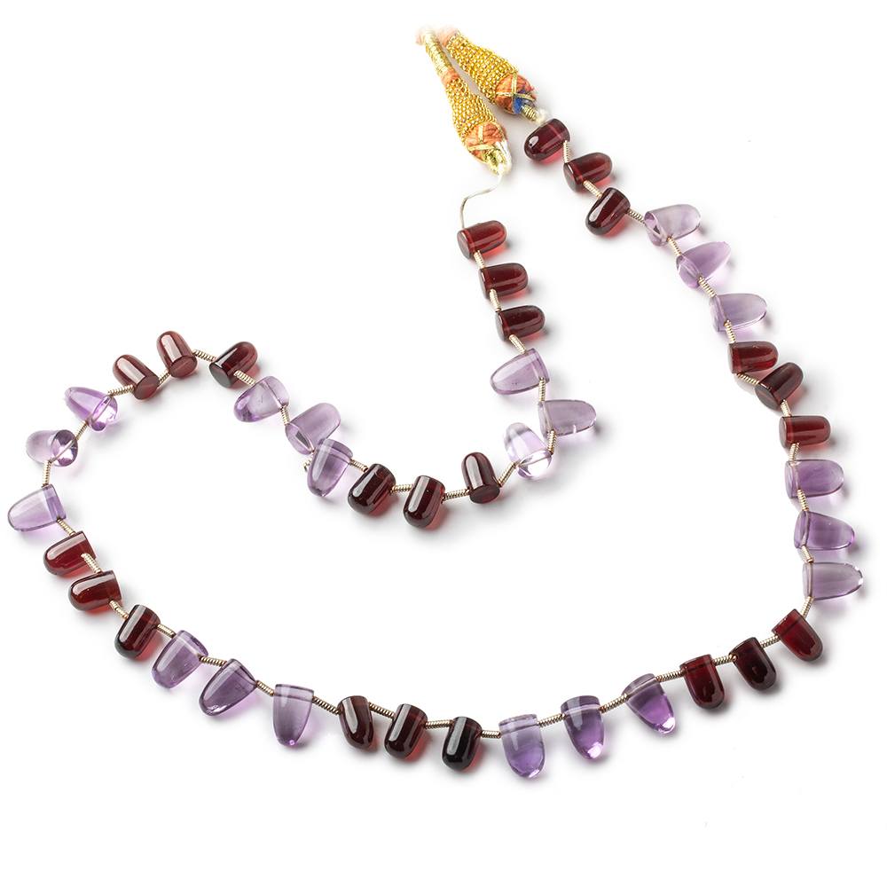 8x5-9x6mm Amethyst plain fancy shape beads 16 inch 45 pieces