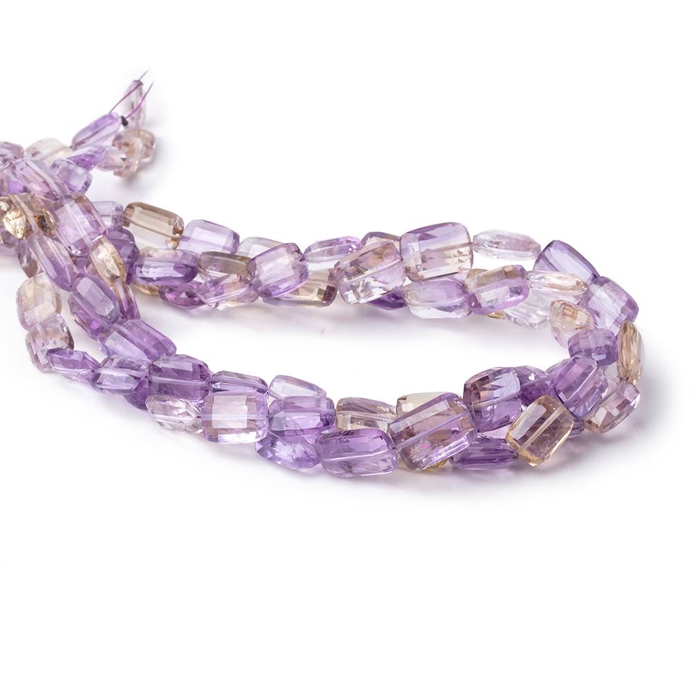 8x6-12x9mm Ametrine Faceted Rectangle Beads 16 inches 33 pieces
