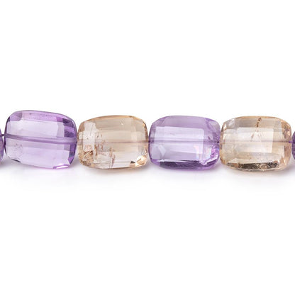 8x6-12x9mm Ametrine Faceted Rectangle Beads 16 inches 33 pieces