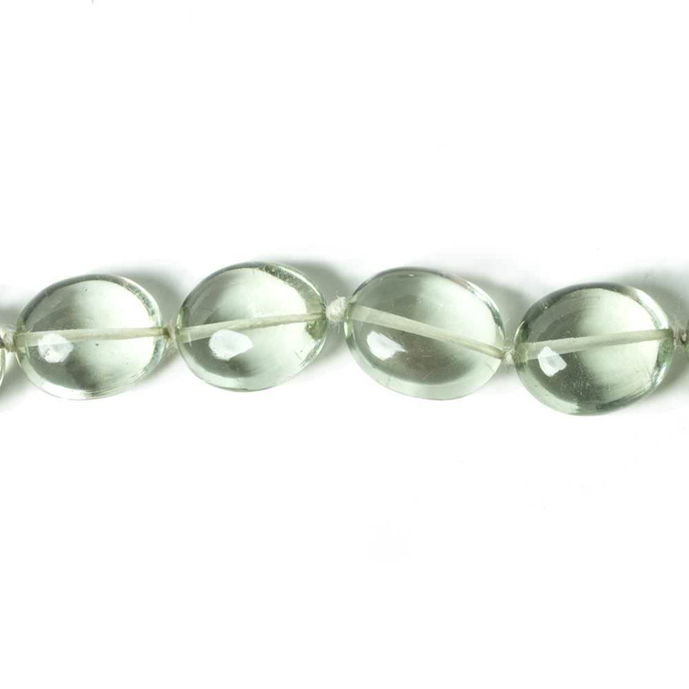 8x6-12x9mm Prasiolite Plain Nugget Beads 14 inch 33 pieces
